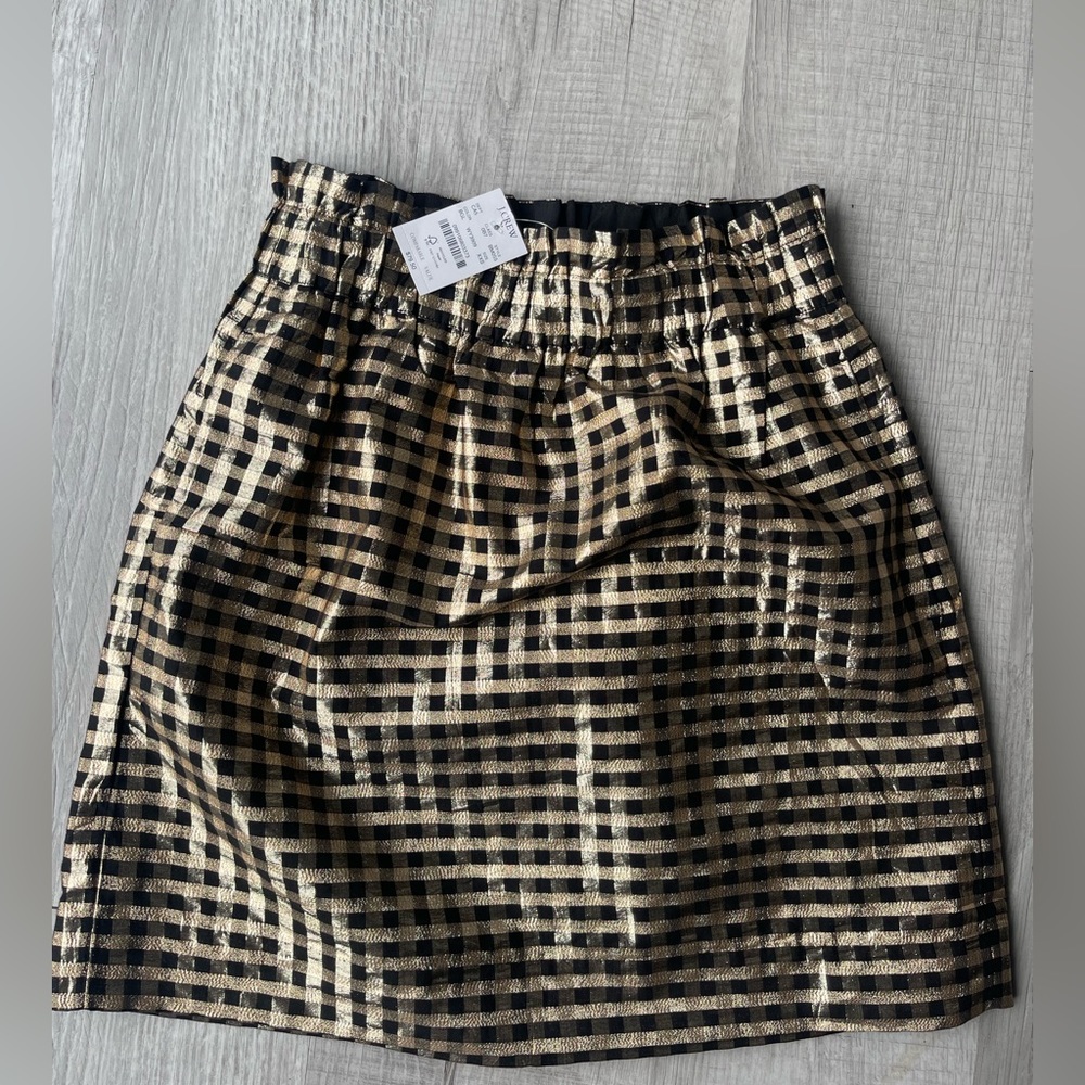 NWT J.Crew Factory gorgeous paperback skirt, size XXS. - Picture 1 of 11